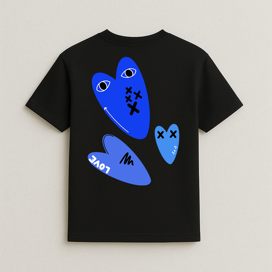 T-shirt Heart blue