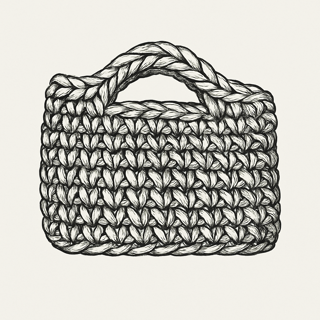 sac crochet personnalisable